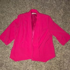 Pink blazer
